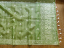 Organza Sarees With Embroidery Butta & Border