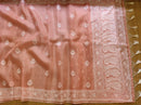 Organza Sarees With Embroidery Butta & Border