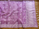 Organza Sarees With Embroidery Butta & Border