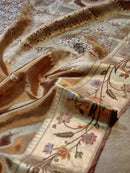 Exclusive Double Tissue Organza Saree with Paithani Design Border & Brocade Blouse