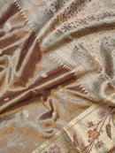 Exclusive Double Tissue Organza Saree with Paithani Design Border & Brocade Blouse