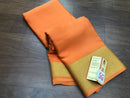 Peach Wrinkle Mysore Crepe Silk Saree