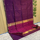 Maheshwari Silk Cotton Star Butta Sarees