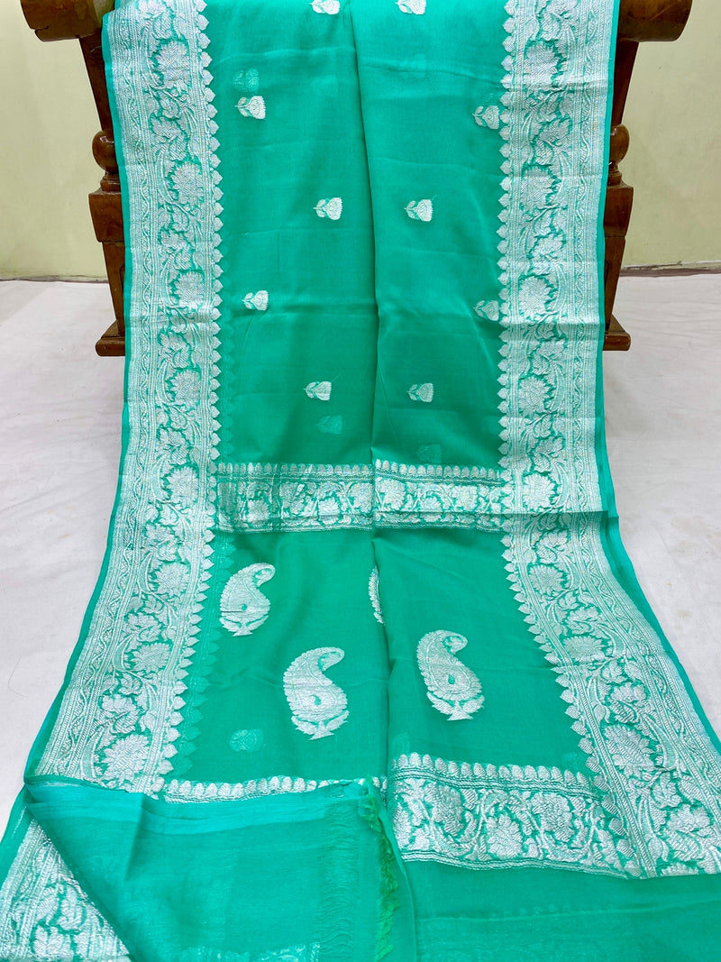 Rama Greeb Pure Chiffon Saree