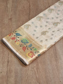 Pure Banarasi  Double Tissue Silk Paithani Border Buti Saree