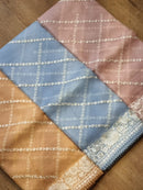 Catalogue - Organza Sarees With Parsi Gara Embroidery Border