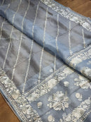 Catalogue - Organza Sarees With Parsi Gara Embroidery Border