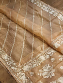 Catalogue - Organza Sarees With Parsi Gara Embroidery Border