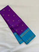Purple Kanchipuram Silk Saree