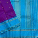 Purple Kanchipuram Silk Saree