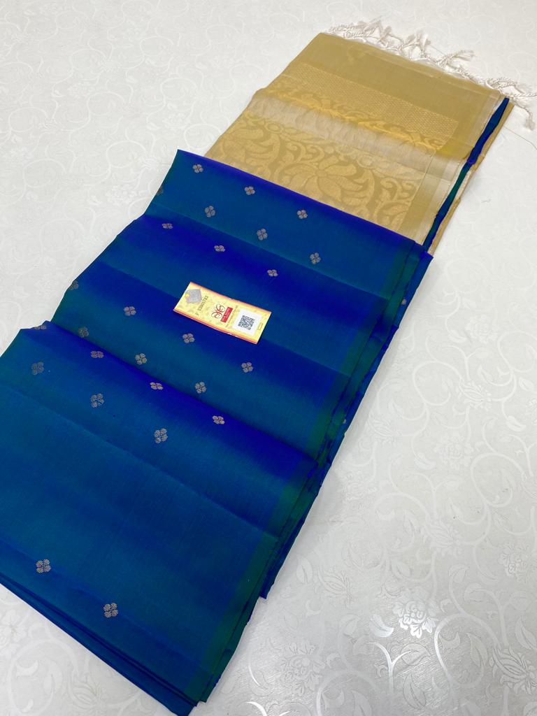 1000 Butta Borderless Soft Silk Sarees Collection