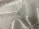 Silver Embossed Pattern Tissue Tussar Silk Saree