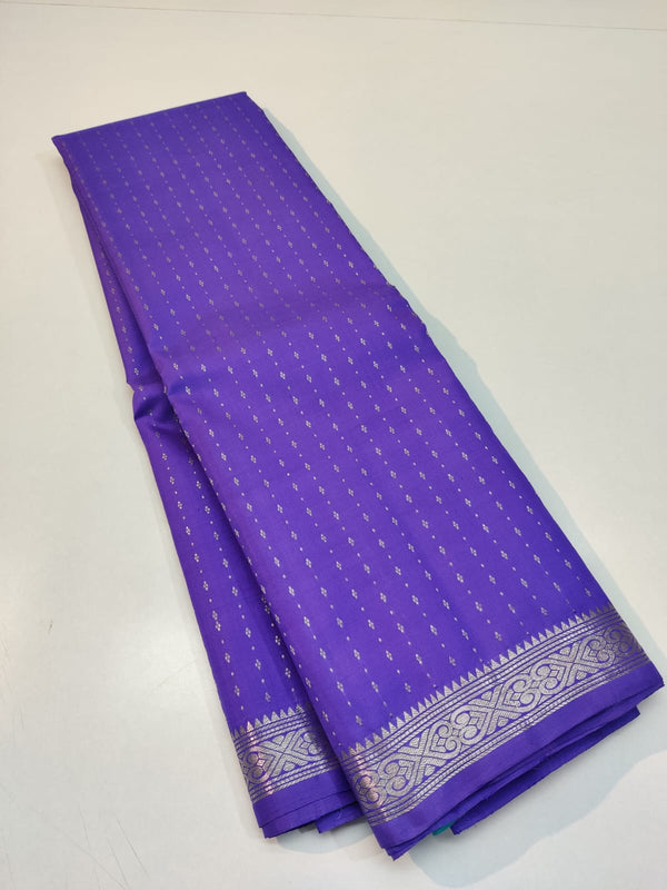 Purple Designer Kanchipuram Silk Saree