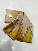 Half White Korvai Temple Border Pure Kanchipuram Silk Saree