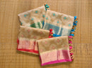 Catalogue - Organza Sarees with Embroidery work & Banarasi Style Border