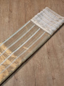 Handwoven Pure Double Tissue Silk Stripe Saree with Katan Silk